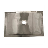 Stainless Steel Rectangle Bathroom Sink