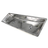 Stainless Steel Double Trough Undermount Bathroom Sink with Overflow