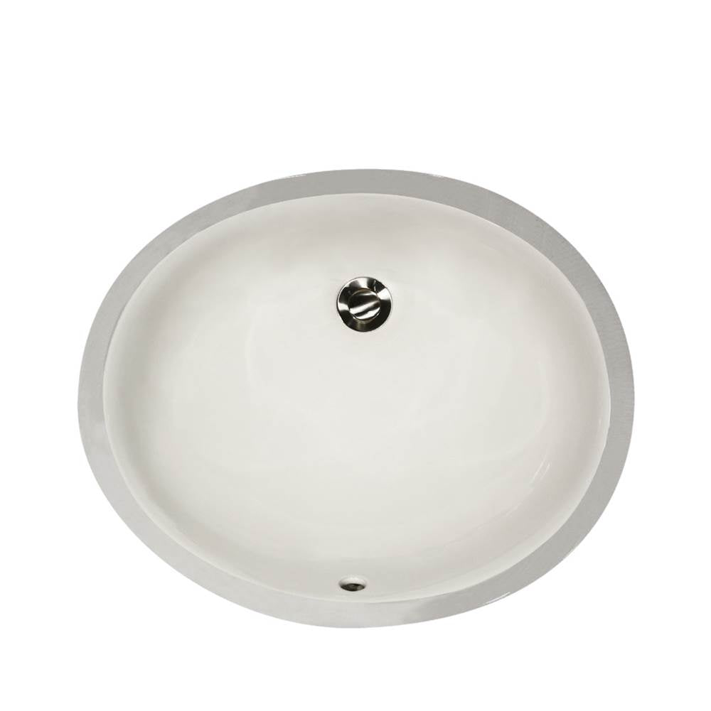 Nantucket Sinks - 13 Inch X 10 Inch Undermount Ceramic Sink In Bisque - Glazed Bisque