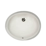 Nantucket Sinks - 13 Inch X 10 Inch Undermount Ceramic Sink In Bisque - Glazed Bisque