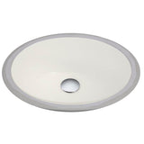 13 Inch X 10 Inch Undermount Ceramic Sink In Bisque
