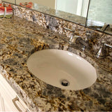 13 Inch X 10 Inch Undermount Ceramic Sink In Bisque