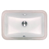 Nantucket Sinks - Undermount Ceramic Sink In White - Porcelain Enamel Glaze White