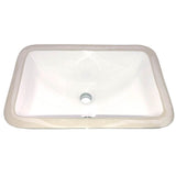 Undermount Ceramic Sink In White
