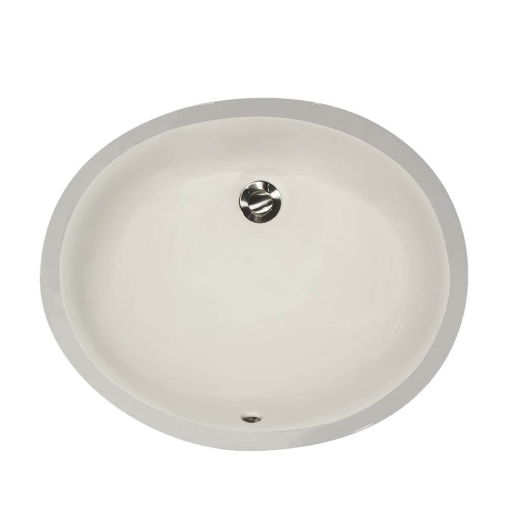 Nantucket Sinks - 15 Inch X 12 Inch Undermount Ceramic Sink In Bisque - Glazed Bisque