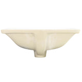 16 Inch X 11 Inch Undermount Ceramic Sink In Bisque