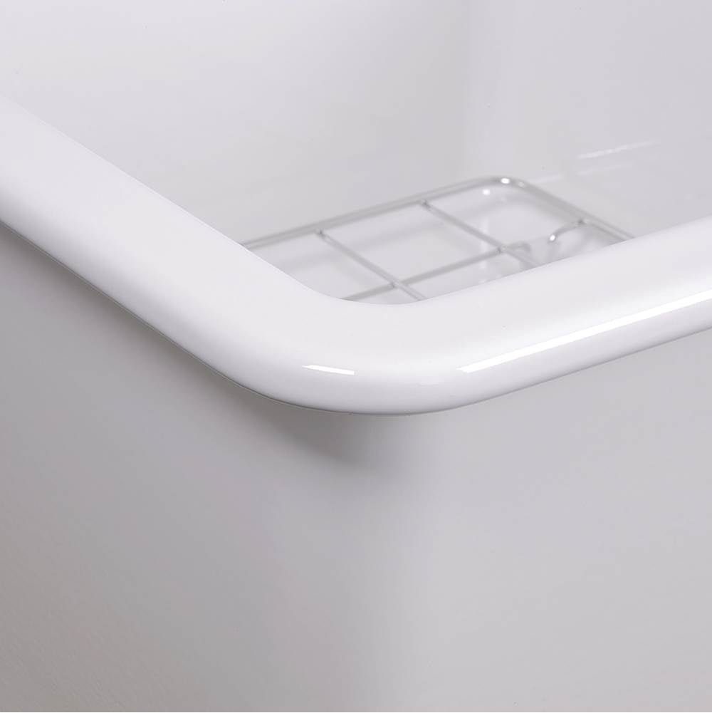 18-Inch Undermount Fireclay Kitchen Sink Finished In Matte Black