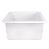 18-Inch Undermount Fireclay Kitchen Sink Finished In Matte Black