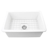 27-Inch Undermount Fireclay Kitchen Sink