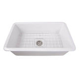 32-Inch Undermount Fireclay Kitchen Sink