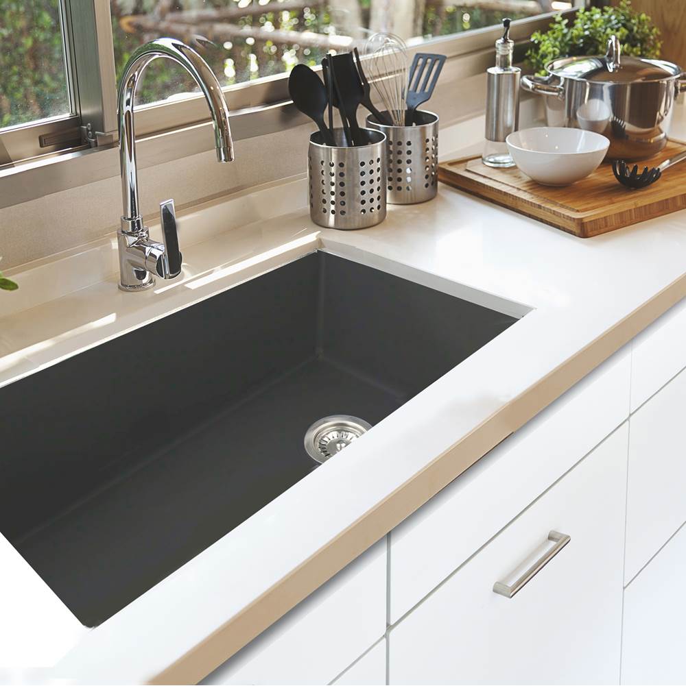 34-Inch Undermount Fireclay Kitchen Sink