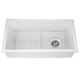 34-Inch Undermount Fireclay Kitchen Sink