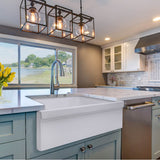 36-Inch Decorative Apron Farmhouse Fireclay Sink