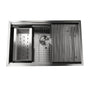 Nantucket Sinks - 32 Inch Pro Series Large Prep Station Single Bowl Undermount Stainless Steel Kitchen Sink, with Included Rolling Mat, Grid, Colander, and Drain. - satin