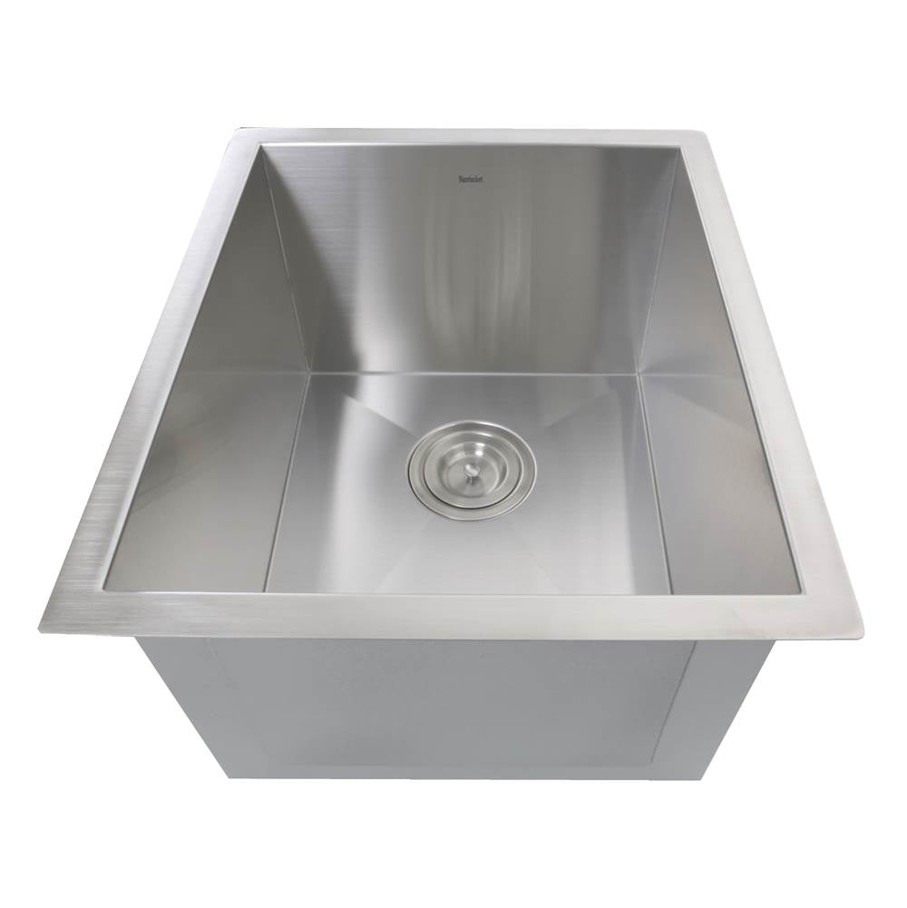15 Inch Pro Series Rectangle Undermount Zero Radius Stainless Steel Bar/Prep Sink