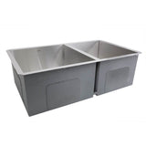 Pro Series Undermount Contemporary Large Double Bowl Offset Design With The Utility Of A 55/45 Sink