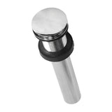 Native Trails - 1.5'' Push to Seal Dome Drain in Chrome - Chrome