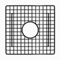 Native Trails - 12'' Square Bottom Grid in Matte Black - Matte Black