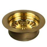 Native Trails - 3.5'' Basket Strainer with Disposer Trim in Brushed Gold - Brushed Gold