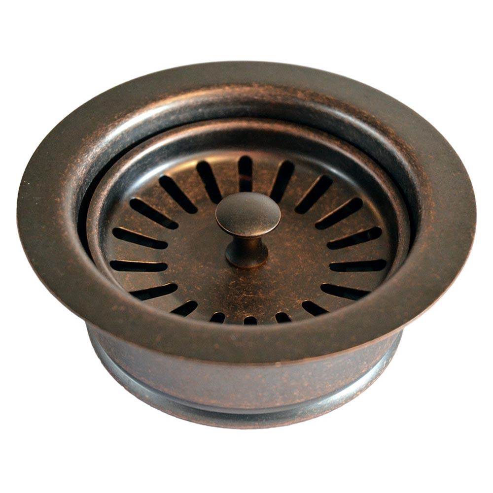 Native Trails - 3.5'' Basket Strainer with Disposer Trim in Weathered Copper - Weathered Copper