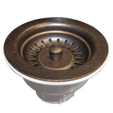 Native Trails - 3.5'' Basket Strainer in Weathered Copper - Weathered Copper