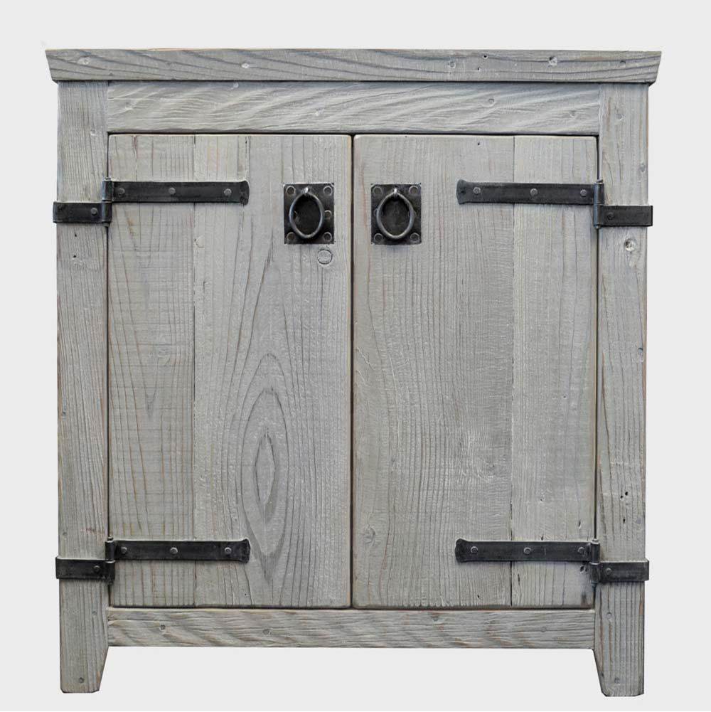 30'' Americana Vanity Base in Driftwood