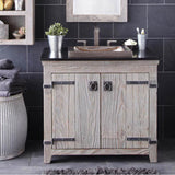 Native Trails - 36'' Americana Vanity Base in Driftwood - Driftwood