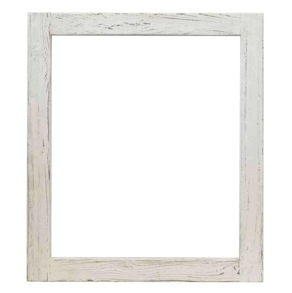 Americana Mirror in Whitewash