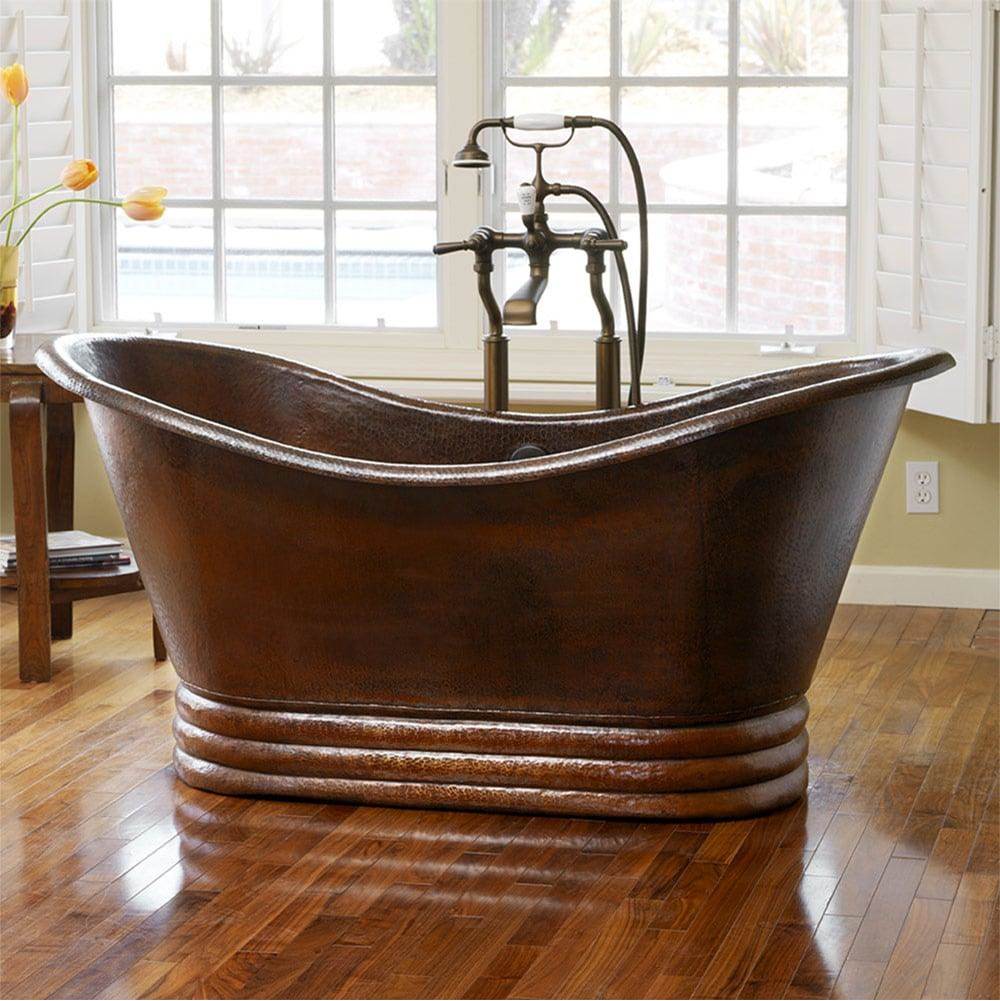 72'' Aurora Bathtub in Antique Copper
