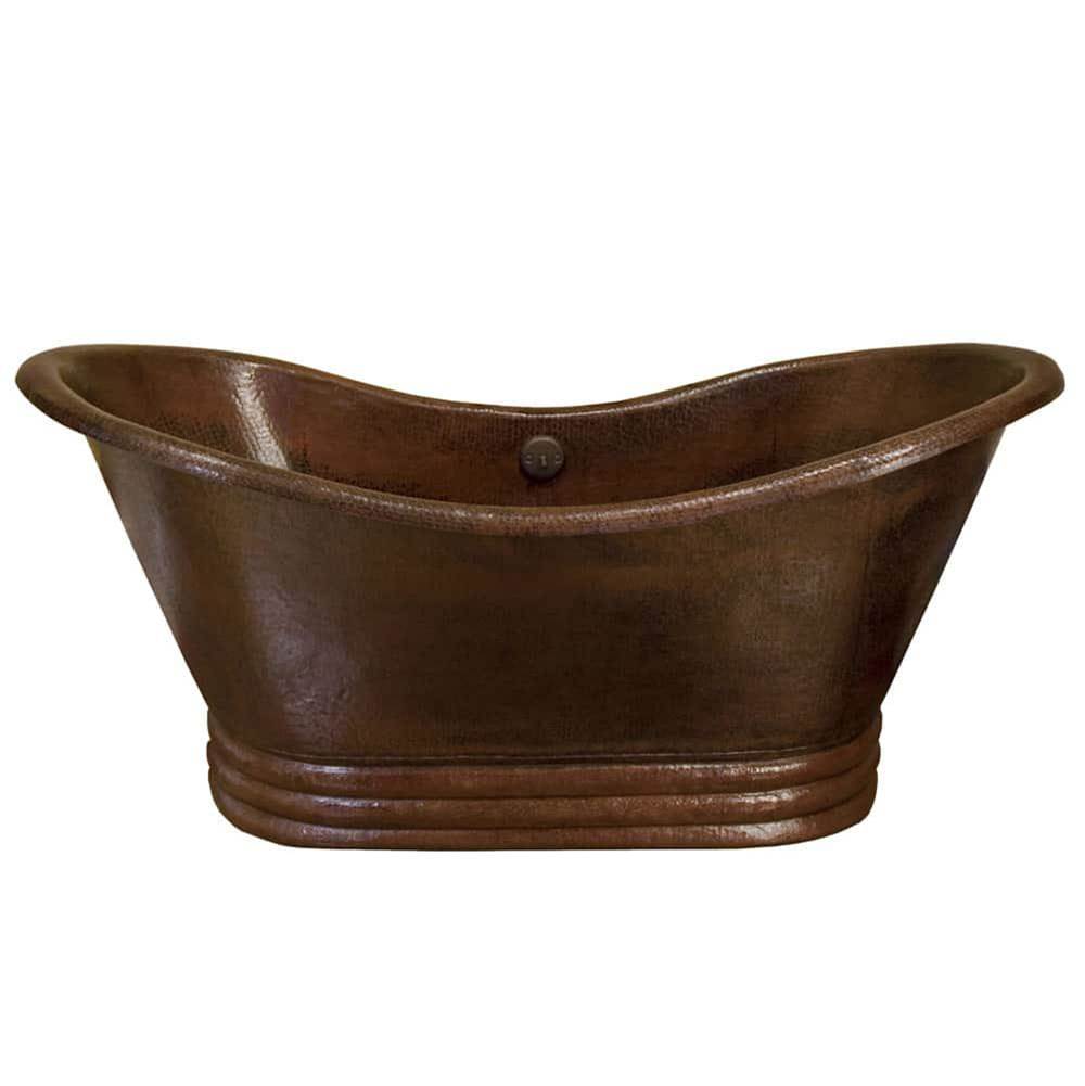 72'' Aurora Bathtub in Antique Copper