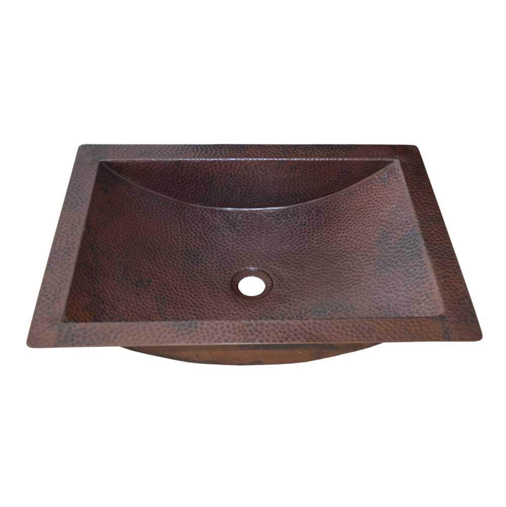 Avila Bathroom Sink in Antique Copper