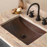 Avila Bathroom Sink in Antique Copper