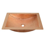 Avila Bathroom Sink in Polished Copper