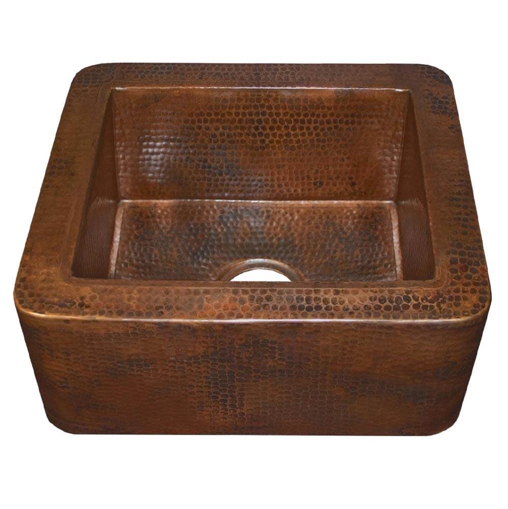 Cabana Bar and Prep Sink in Antique Copper