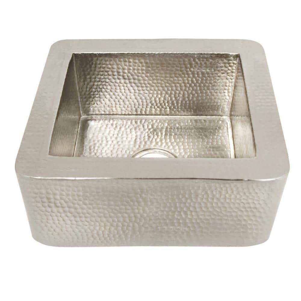 Cabana Bar and Prep Sink in Brushed Nickel