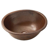 Cameo Bathroom Sink in Antique Copper