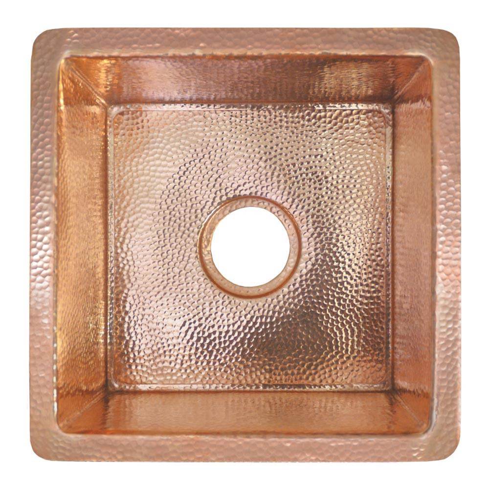 Cantina Bar and Prep Sink in Polished Copper