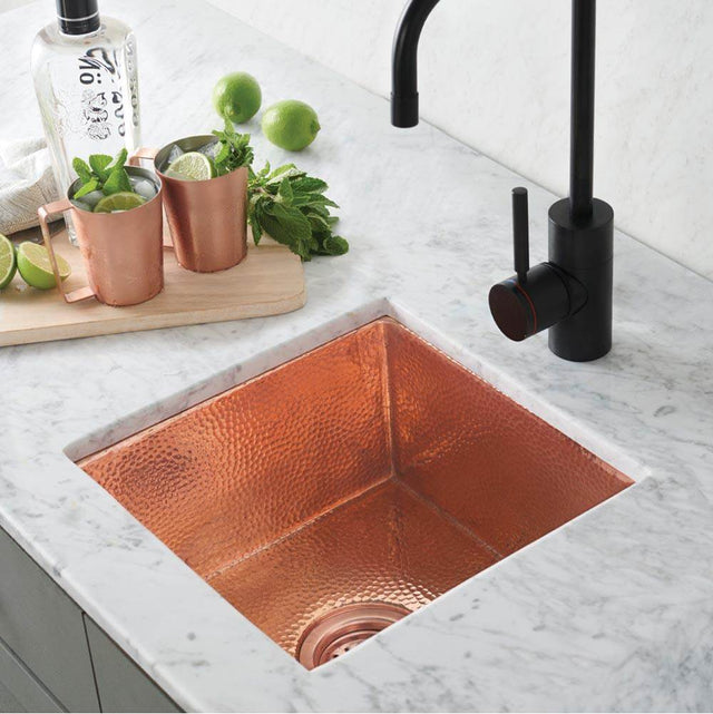 Native Trails - Cantina Bar and Prep Sink in Polished Copper - Polished Copper