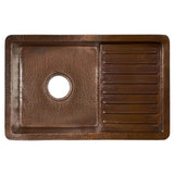 Cantina Pro Bar and Prep Sink in Antique Copper