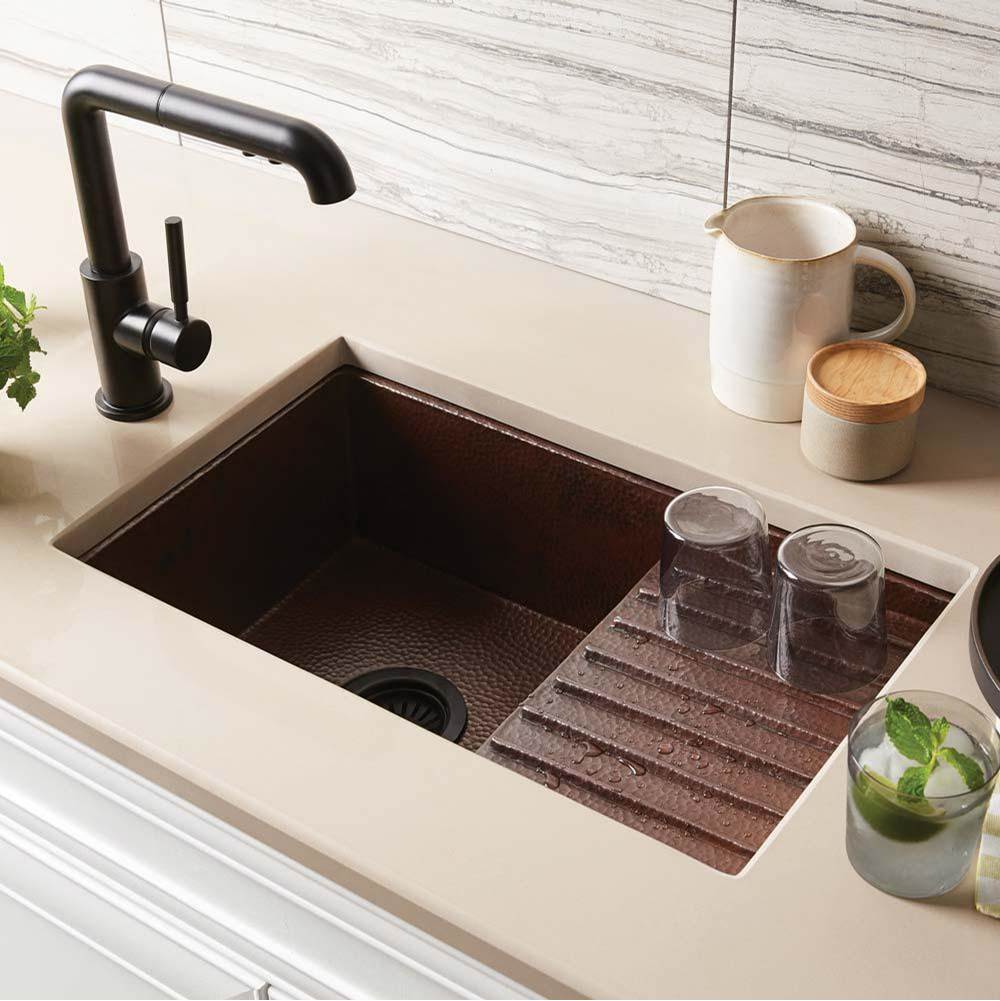 Native Trails - Cantina Pro Bar and Prep Sink in Antique Copper - Antique Copper