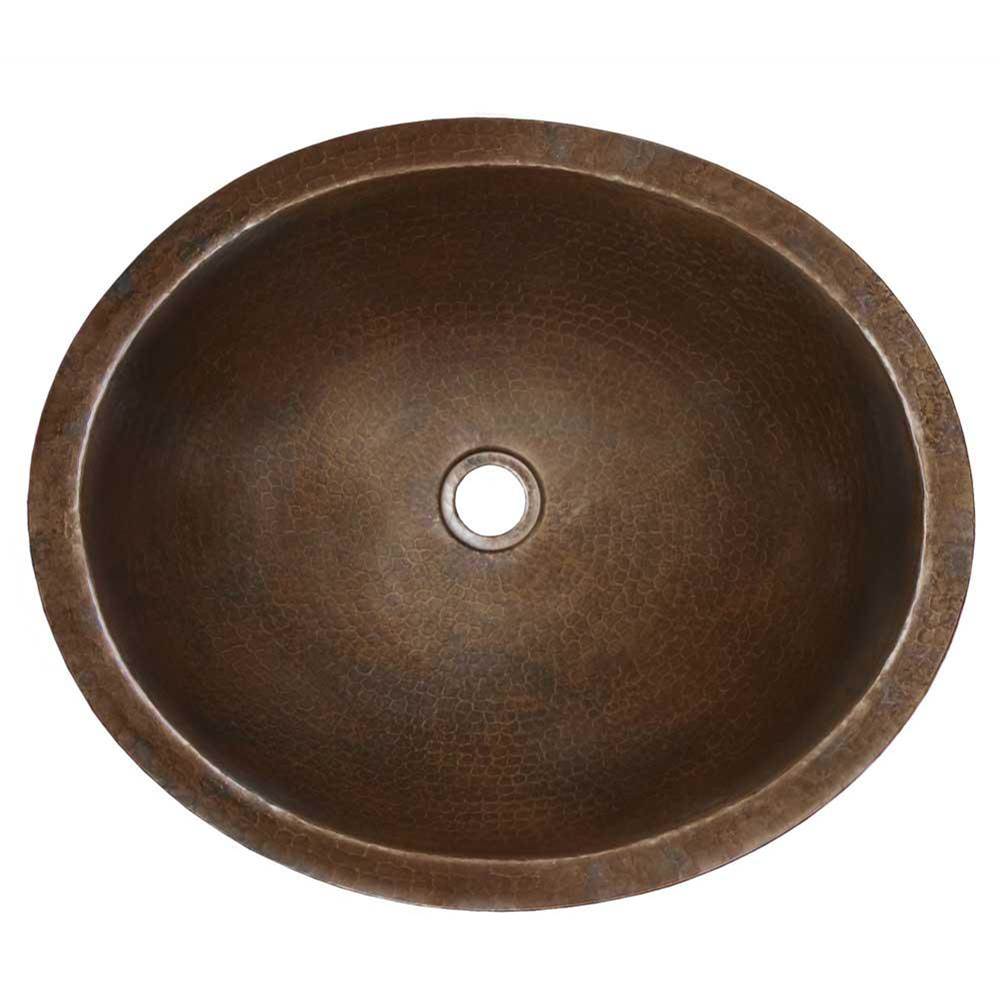 Classic Bathroom Sink in Antique Copper