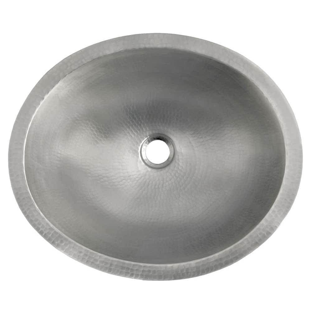 Classic Bathroom Sink in Brushed Nickel