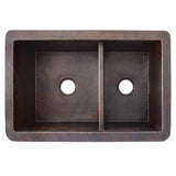 Cocina Duet Kitchen SInk in Antique Copper