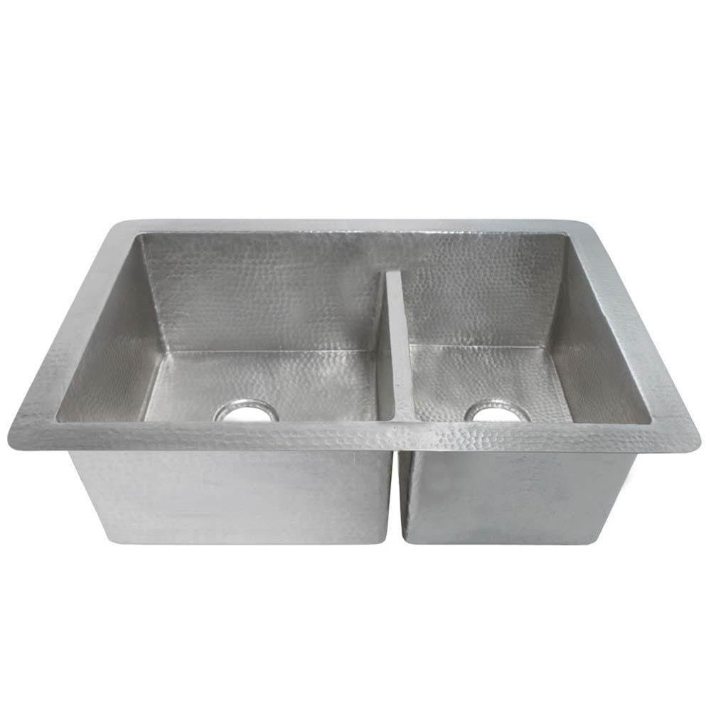Cocina Duet Kitchen SInk in Brushed Nickel