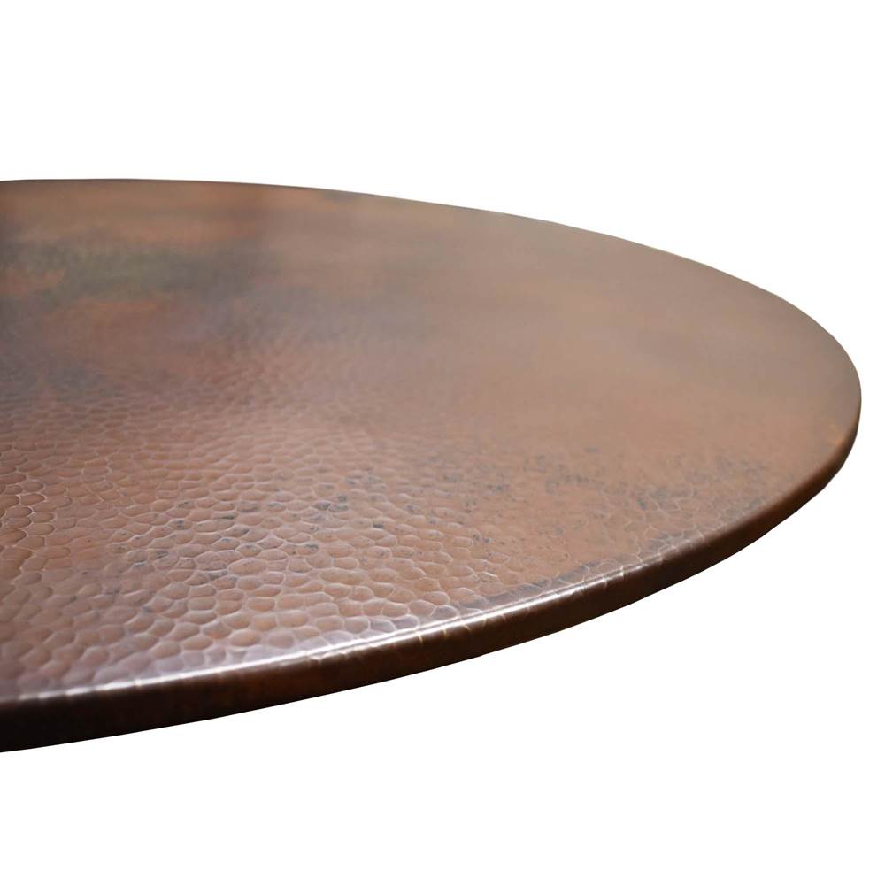 Copper Lazy Susan in Antique, 34''