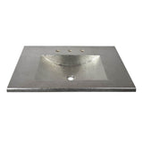 Native Trails - 30'' Cozumel Vanity Top with Integral Bathroom Sink in Brushed Nickel - Brushed Nickel