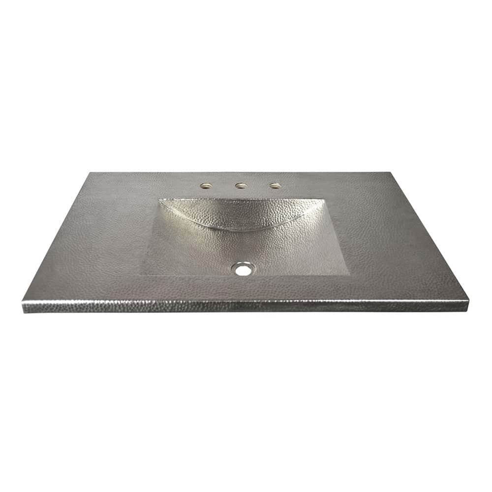 Native Trails - 36'' Cozumel Vanity Top with Integral Bathroom Sink in Brushed Nickel - Brushed Nickel