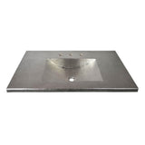Native Trails - 36'' Cozumel Vanity Top with Integral Bathroom Sink in Brushed Nickel - Brushed Nickel