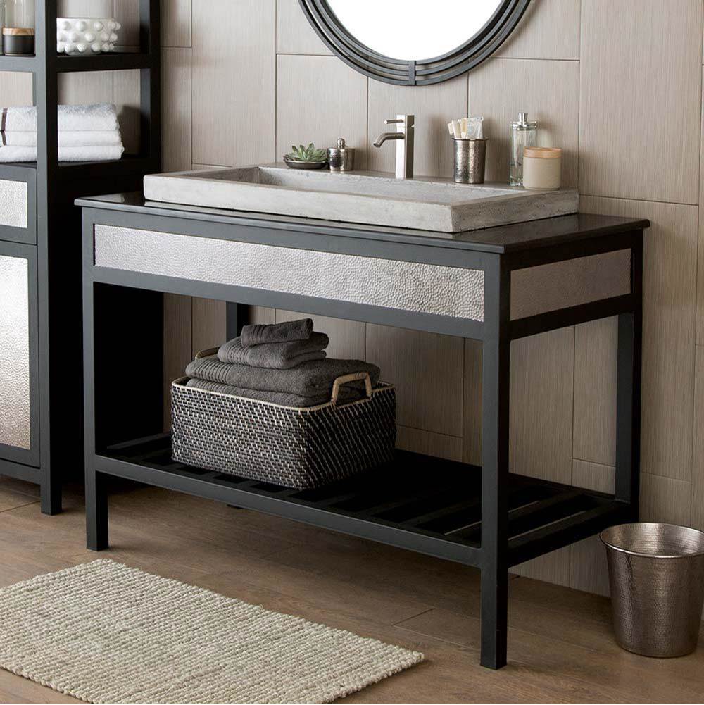 Native Trails - 48'' Cuzco Vanity Base in Brushed Nickel - Brushed Nickel