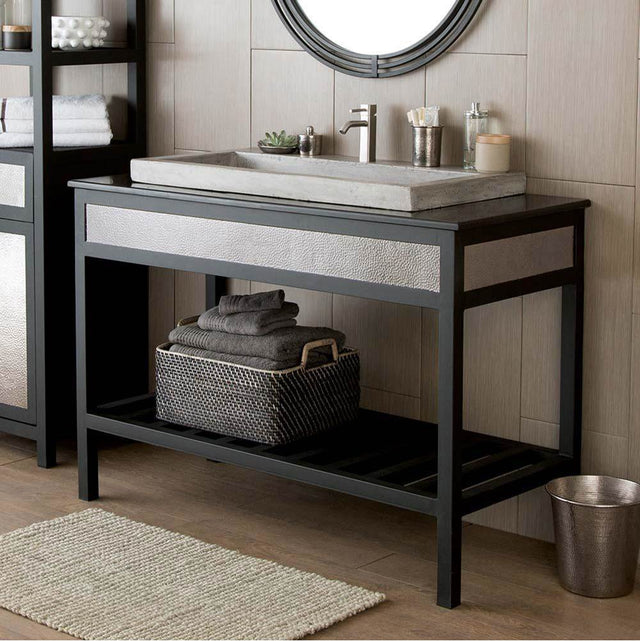 Native Trails - 48'' Cuzco Vanity Base in Brushed Nickel - Brushed Nickel